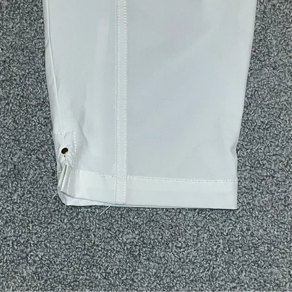 Zenergy By Chico’s Pants Womens 2 US 12 White Cropped Capri Stretch Activewear - Picture 7 of 10